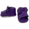 Doll Clothes Superstore Purple T Style Sandals Fit 18 Inch Dolls - 4 of 4