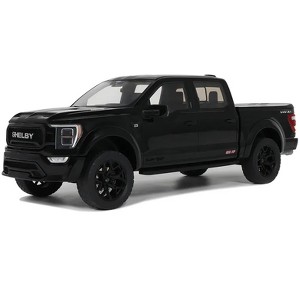 2024 Shelby F-150 Centennial Edition Pickup Truck Black 1/18 Model Car by GT Spirit - 1 of 4