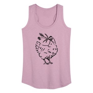 Women's - Instant Message - Country Casuals Graphic Racerback Tank - 1 of 4