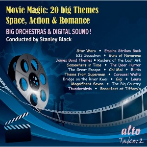 London Symphony & Stanley Black Orchestra - Movie Magic: 20 Big Themes Space Action & Romance (CD) - 1 of 1