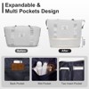 Karl Home Luggage Sets 5 Piece Hardside Hard Shell Travel Suitcases with TSA Lock Grey - 3 of 4