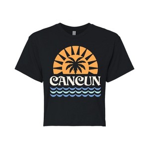 Women's - Instant Message - Cancun Cropped Graphic T-Shirt - 1 of 4