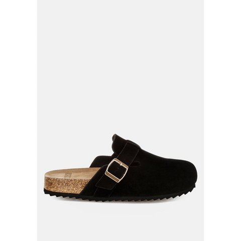 Женские сабо Rag & Co Womens Ratiha Buckle Accent Slip-On Footbed Mules 8