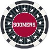 MasterPieces Casino Style 100 Piece Poker Chip Set - NCAA Oklahoma Sooners - 4 of 4