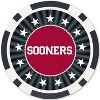 MasterPieces Casino Style 100 Piece Poker Chip Set - NCAA Oklahoma Sooners. - image 4 of 4