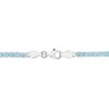 EVERLY JEWELRY | Sterling Silver 6 1/8 CT TGW Sky Blue Topaz Bracelet With Chain, 7.25-inch - 4 of 4