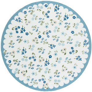Martha Stewart Floral - MSRW198 - Indoor Power Loomed Machine Washable Skid-Resistant Rugs - 1 of 4