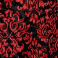 black red damask