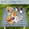 Tangkula Folding Outdoor Camping Table w/ Carry Bag for Beach Picnic BBQ Camping Fishing - 4 of 4