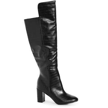 Women's  Wide Fit Bellisimo Tall Boot - black | EVANS