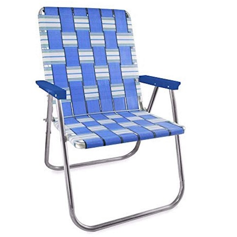 Lawn Chair Usa Folding Aluminum Extra Wide Magnum Webbed Chair : Target