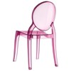 Elizabeth Polycarbonate Patio Dining Chair in Pink - Set of 2 - Compamia - image 2 of 4