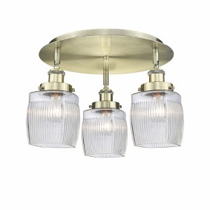 Colton - 3 Light Flush Mount In Industrial Style-9.5 Inches Tall and 17.25 Inches Wide - 1 of 1