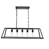 Elegant Lighting Resolute 5 light black Pendant - 3 of 4