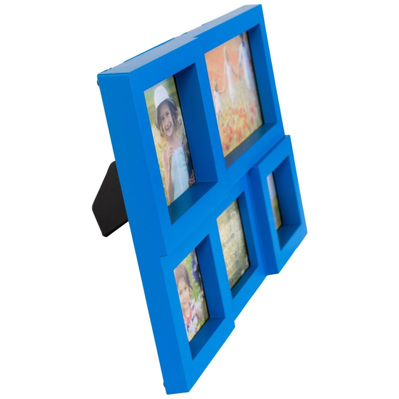 Northlight Blue Multi-Sized Puzzled Photo Picture Frame Collage Wall Decoration, 4 of 7