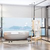 Modern Bamboo Garment Rack,Ladder Towel Rack with Storage Shelf,Freestanding Clothing Organizer For Bedroom Bathroom-Cuddlewood - 3 of 4