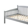 Twin DayBed Caryn Bed Gray Finish - Acme Furniture: Upholstered Linen, Wood Frame, 37"H x 80"D - 2 of 4
