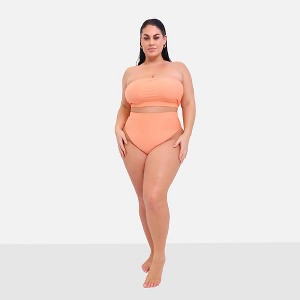 Rebdolls Women's Essential High Waist Bikini Bottom - 1 of 3