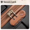 KWPZQEB Luggage 3 Pcs ABS Hardside Luggage Sets TSA Lock Spinner Wheel Suitcases ( 20/24/28) - 4 of 4