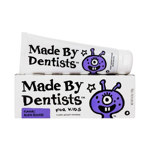Made by Dentists Kids' Alien Fluoride Anticavity Toothpaste - Grape - 4.2oz - image 1 of 4