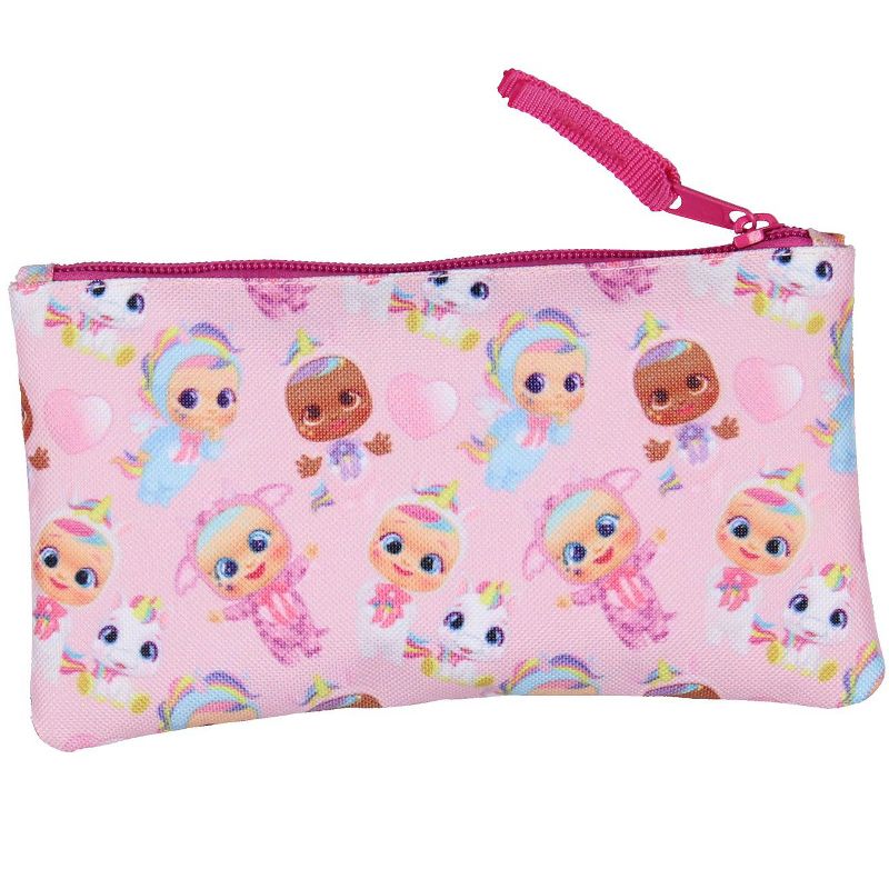Cry Babies Magic Tears Characters Unicorn 3 PC Backpack Lunchbox Pencil Pouch Pink, 4 of 7