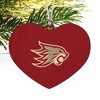 California State University Chico Primary Logo Heart Love Wood Christmas Tree Holiday Ornament - 2 of 3