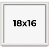 PosterPalooza | Shadow Box 1.5" Depth Silver Picture Frame - UV Acrylic, Backing Board, Hanging Hardware - 2 of 4