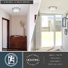 VAXCEL Stevens LED Transitional  Flush Mount Ceiling Light Fixture White Alabaster Glass - 4 of 4