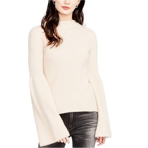 Rachel Roy Womens Ribbed Knit Sweater, Off-White, Large - 1 of 1