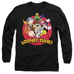 Men’s Looney Tunes Smaller Group Logo Long Sleeve T-Shirt - 1 of 4