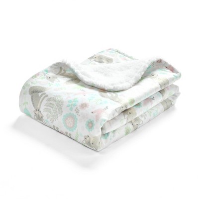 Image of Lush Décor Soft Faux Shearling Baby Blanket - Pixie Fox