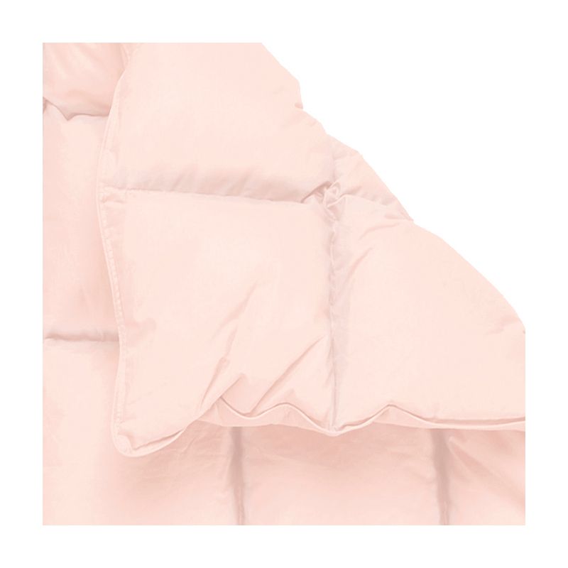 Sweet Jojo Designs Girl Baby Down Alternative Crib Comforter/Blanket Solid Blush Pink, 2 of 4