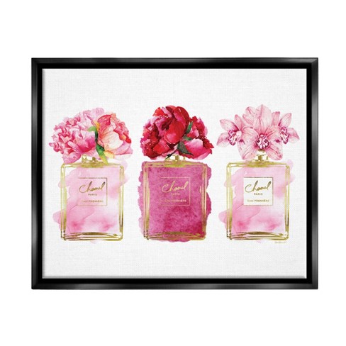 Stupell Industries Floral Glam Fashion Brand Perfumesfloater