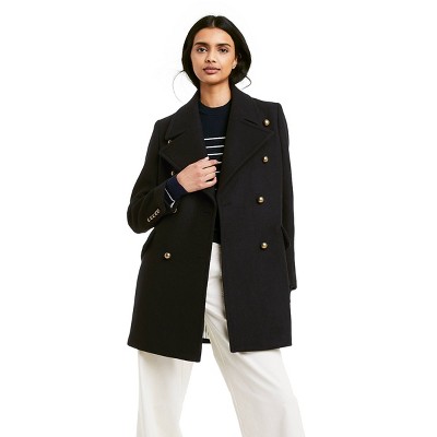 Women's Double Breasted Coat - Nili Lotan x Target Black XXS