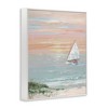 Stupell Industries Traditional Summer Sunset Sailboat Landscape Contemporary Pink Sky, 20" x 16" - 3 of 4