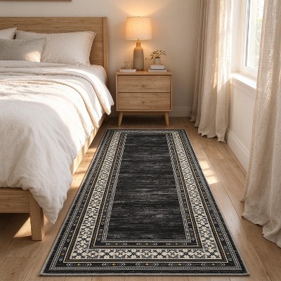 Washable Foldable Area Rug, Modern Abstract Pattern, Pearl Velvet ...