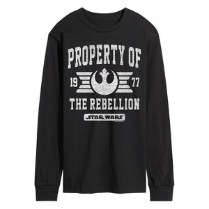 Men's - Star Wars - Property Of Rebellion Long Sleeve Graphic T-Shirt - 1 of 3