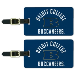 Beloit College Buccaneers Logo Luggage ID Tags Suitcase CarryOn Cards  Set of 2 - 1 of 4