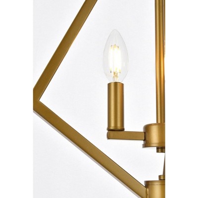 Irina Brass 3-Light Indoor/Outdoor Pendant