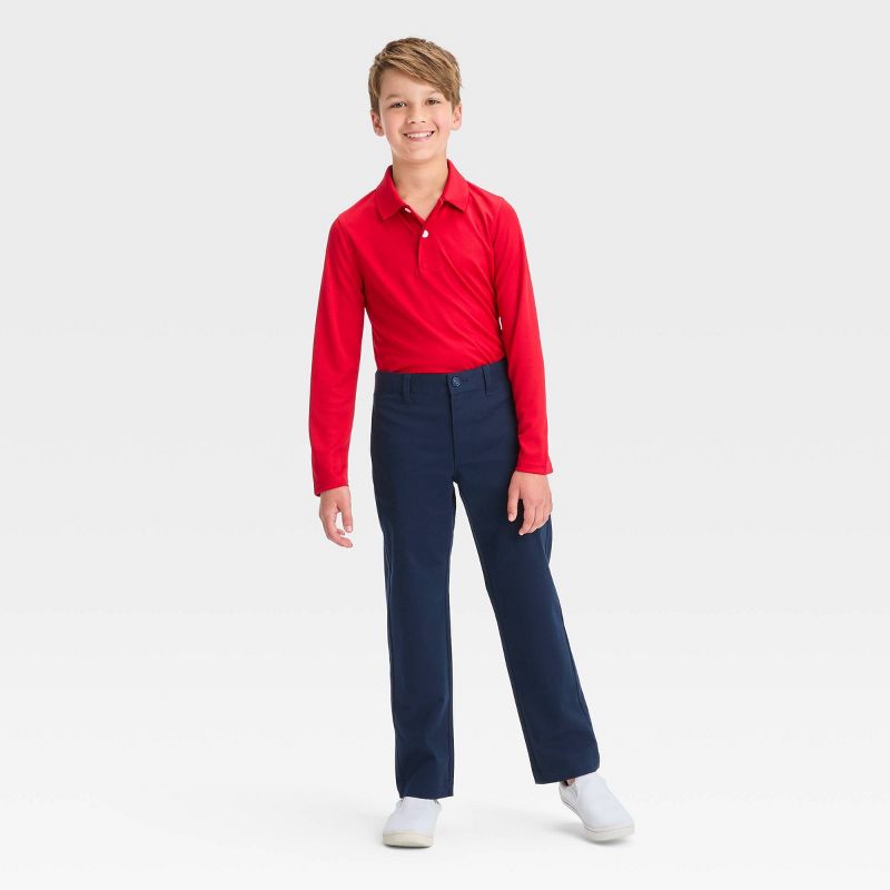 Boys' Straight Fit Uniform Pants - Cat & Jack™, 4 of 5