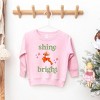 The Juniper Shop Shine Bright Deer Toddler Graphic Sweatshirt - 2 of 2