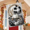 Black & White Pumpkins Fall House Flag Primitive Autumn 28" x 40" Briarwood Lane - 4 of 4