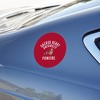 Sacred Heart University Pioneers Logo Automotive Car Refrigerator Locker Vinyl Circle Magnet - 3 of 4
