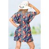 HAPPY BAY Women's Beachwear Bikini Mini Dress Patriotic Coverups Summer Swim Beach Cover Ups for Swimwear XL-XXL Grey US Stars - 2 of 3