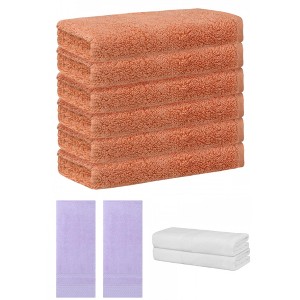 REGALWOVEN Striped Soft Absorbent Bathroom Cotton Towel Set 3 Pcs - 1 of 4