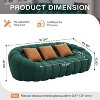 Tribesigns 97.24" 3-Seater Bubble Sofa - 3 of 4