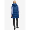 ellos Women's Plus Size Long Hooded Puffer Vest - 3 of 4