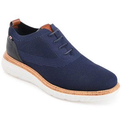 Vance Co. Lamont Knit Casual Dress Shoe Navy 10 : Target