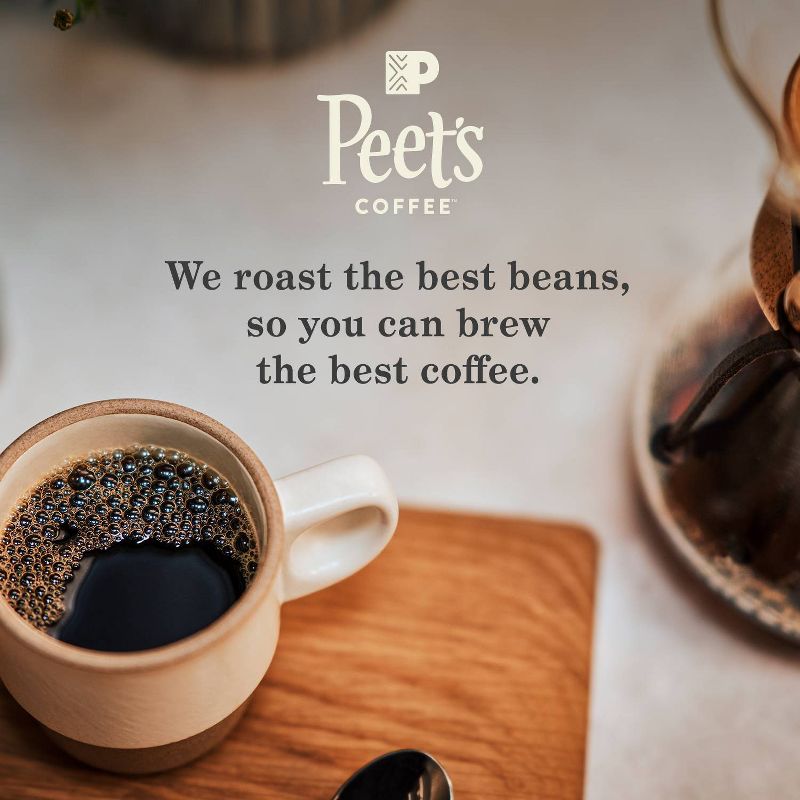 Peet's French Dark Roast Coffee - Keurig K-Cup Pods, 4 of 10