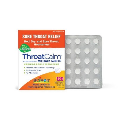 ThroatCalm Tablets by Boiron  -  120 Tablet